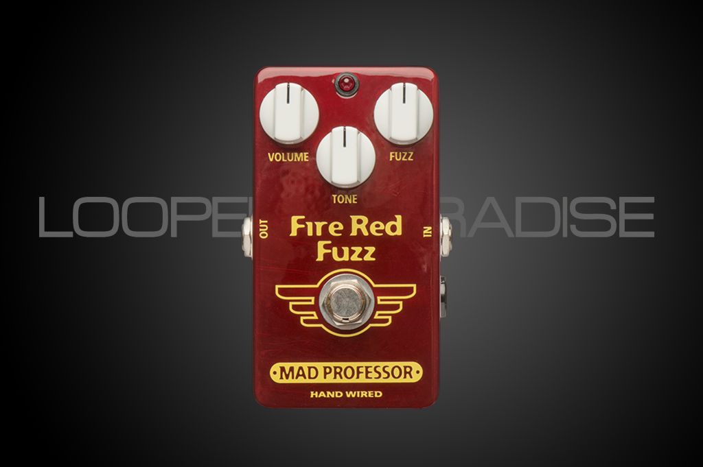 Mad Professor Fire Red Fuzz HAND WIRED