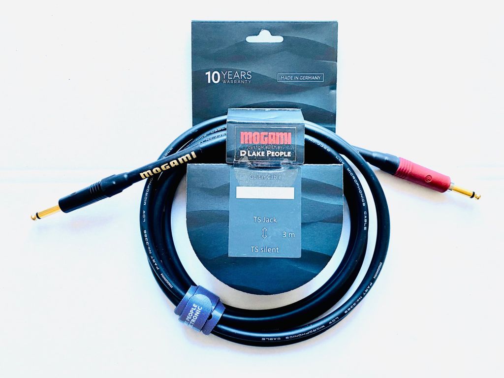 Mogami Live Instrument Cable Neutrik Silent Plug Straight/Straight