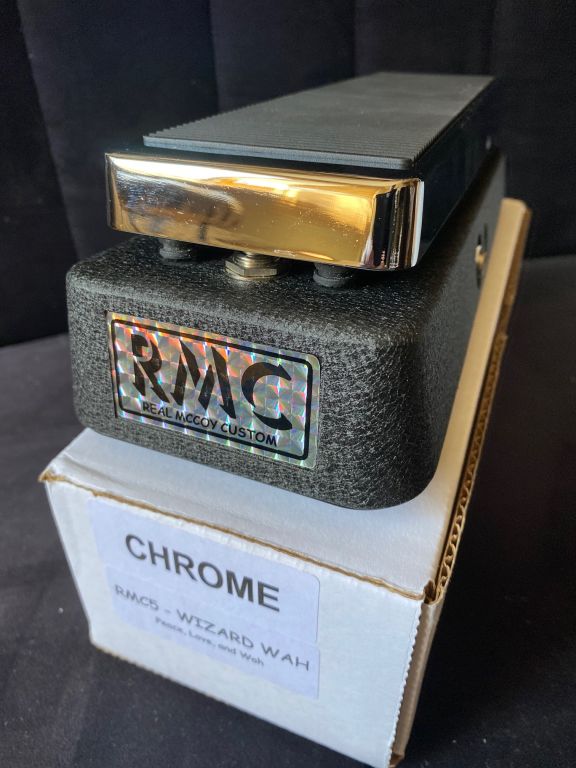 Real McCoy Custom RMC5 WIZARD WAH BLACK CHROME