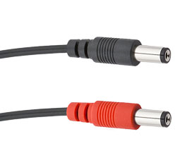 Voodoo Lab 2.5mm and 2.1mm Straight Barrel Cable Reverse Polarity PPL6 46cm